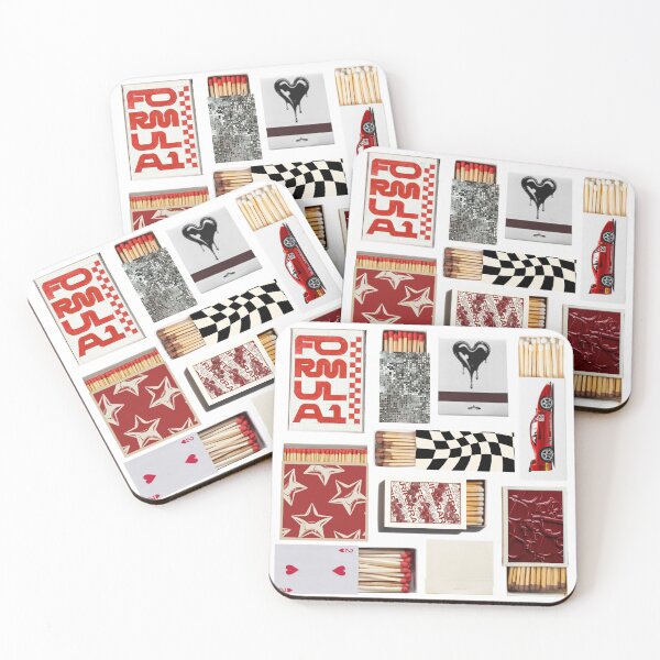 Item preview, red f1 matchbox art designed and sold by gdm123.