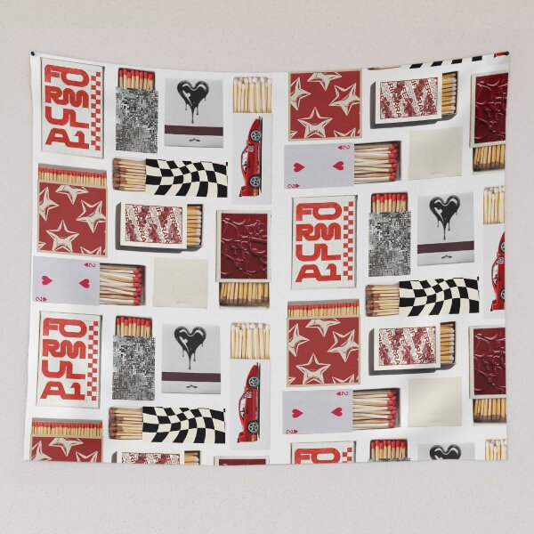 Item preview, red f1 matchbox art designed and sold by gdm123.