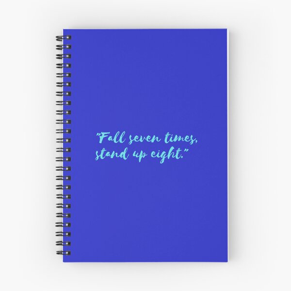 Item preview, "Fall seven times, stand up eight." designed and sold by Summer Sunshine.
