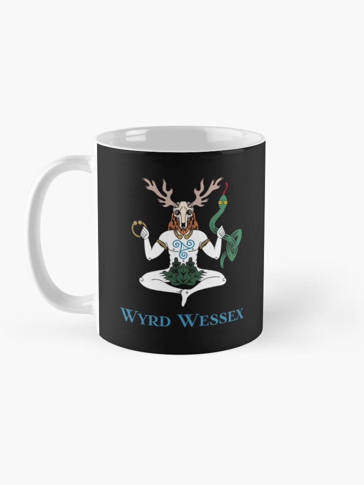 Thumbnail 3 of 6, Coffee Mug, Cernunnos Wyrd Wessex designed and sold by saxonforageruk.