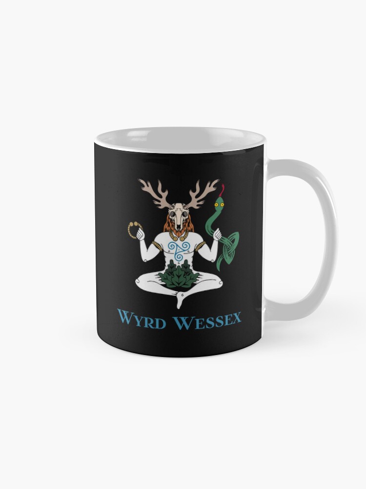 Thumbnail 5 of 6, Coffee Mug, Cernunnos Wyrd Wessex designed and sold by saxonforageruk.