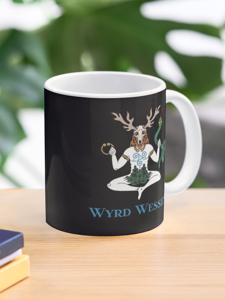 Thumbnail 1 of 6, Coffee Mug, Cernunnos Wyrd Wessex designed and sold by saxonforageruk.