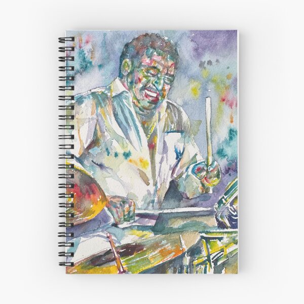 Item preview, CHICO HAMILTON watercolor portrait .1 designed and sold by lautir.