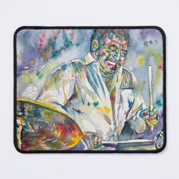 Item preview, CHICO HAMILTON watercolor portrait .1 designed and sold by lautir.