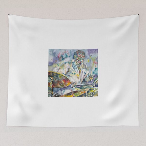 Item preview, CHICO HAMILTON watercolor portrait .1 designed and sold by lautir.