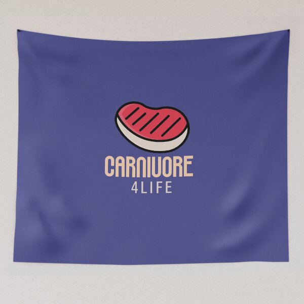 Item preview, Carnivore 4 Life: Bold Meat Lover Design for Print-on-Demand designed and sold by ImagineRainbows.