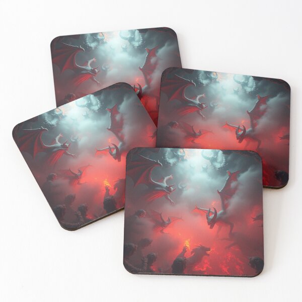 Item preview, The Denizen Demons of Hell a Hellscape classical painting designed and sold by Vintage Designs +.