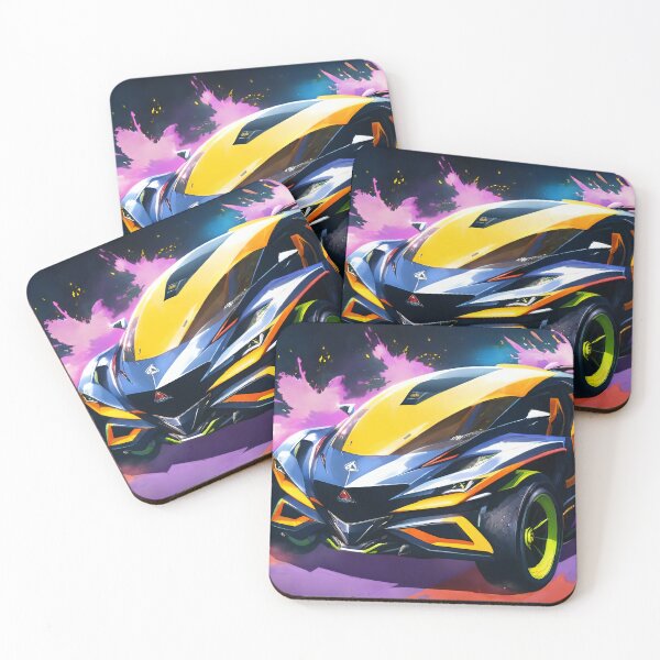 Item preview, Futuristic Buggy Car, Splash Of Colors designed and sold by DigitalHeadache.