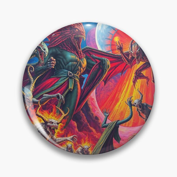 Item preview,  The Denizen Demons of Hell a Hellscape classical painting designed and sold by Vintage Designs +.