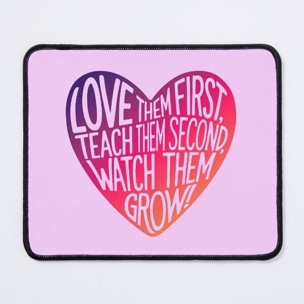 Item preview, Love Them First Teach Them Second Teacher Valentines designed and sold by Amanda's Factory.