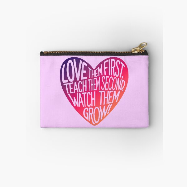 Item preview, Love Them First Teach Them Second Teacher Valentines designed and sold by Amanda's Factory.
