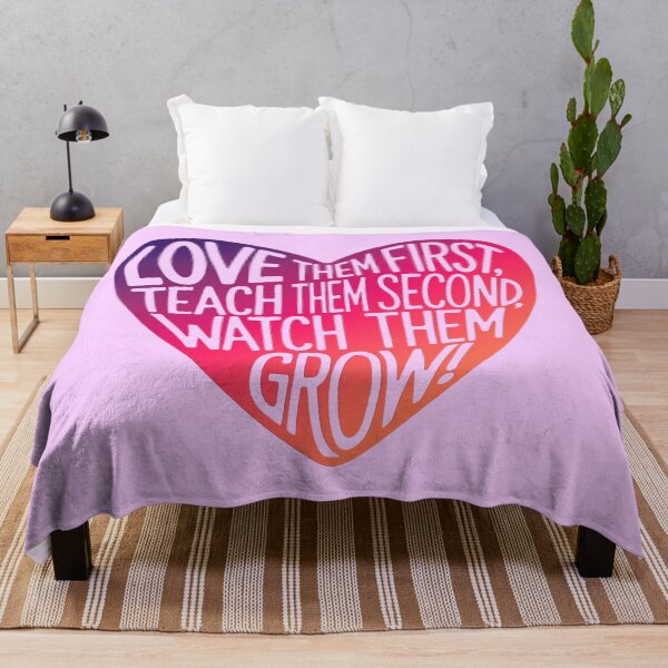 Item preview, Love Them First Teach Them Second Teacher Valentines designed and sold by Amanda's Factory.