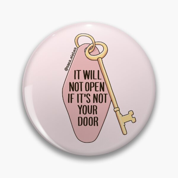 Item preview, It will not open if it's not your door by Sasa Elebea designed and sold by Sabrina Brugmann.