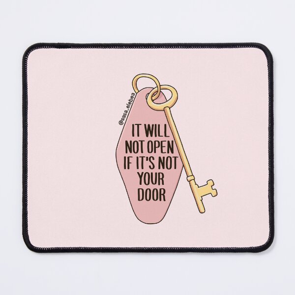 Item preview, It will not open if it's not your door by Sasa Elebea designed and sold by Sabrina Brugmann.