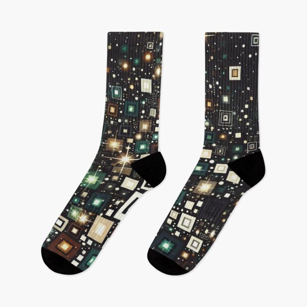 Item preview, Pixel Glow Mosaic designed and sold by LyssasMindArt.