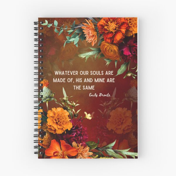 Item preview, Emily Bronte Romantic Quote Whatever Our Souls designed and sold by CultandObscure.
