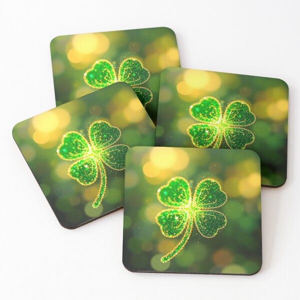 Item preview, Glitter Cloverleaf with Bokeh designed and sold by Talpha.