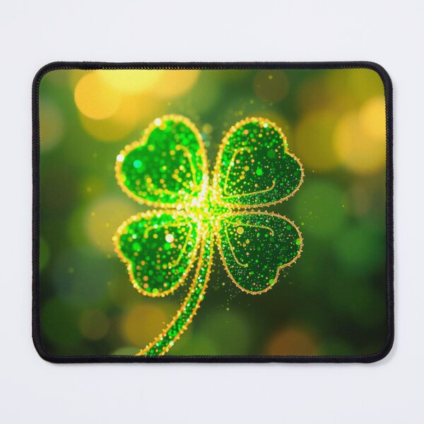 Item preview, Glitter Cloverleaf with Bokeh designed and sold by Talpha.