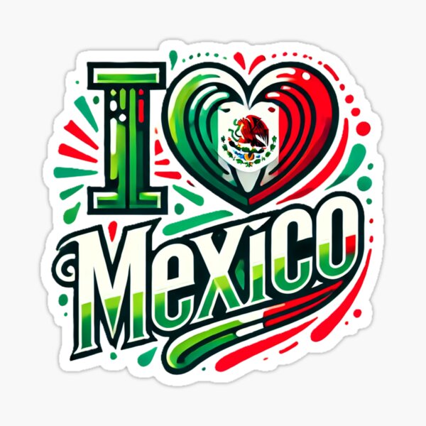 Artikel-Vorschau von Ich liebe Mexiko / Amo a México, designt und verkauft von NoBodyBuys.