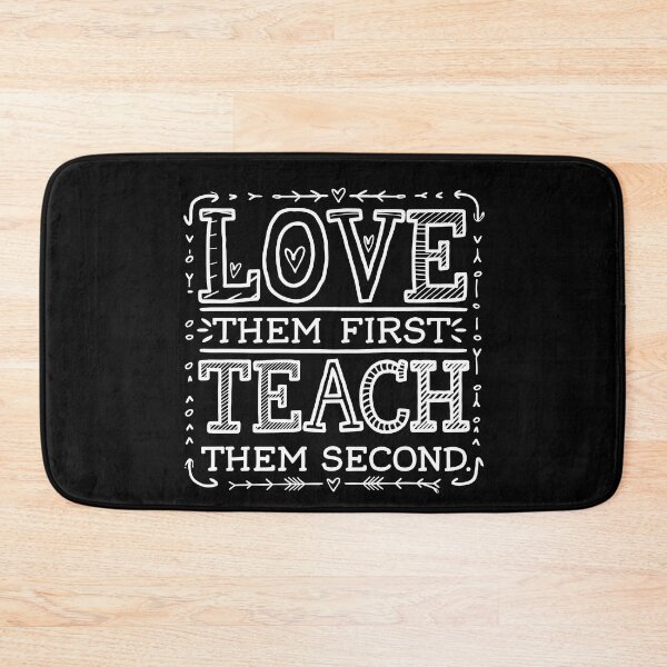 Item preview, Love Them First Teach Them Second Teacher Valentines designed and sold by AniArtPL.
