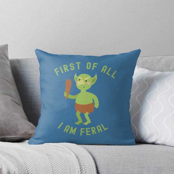 Item preview, First of All   I am Feral  -  Goblin with Club designed and sold by WigOutlet.