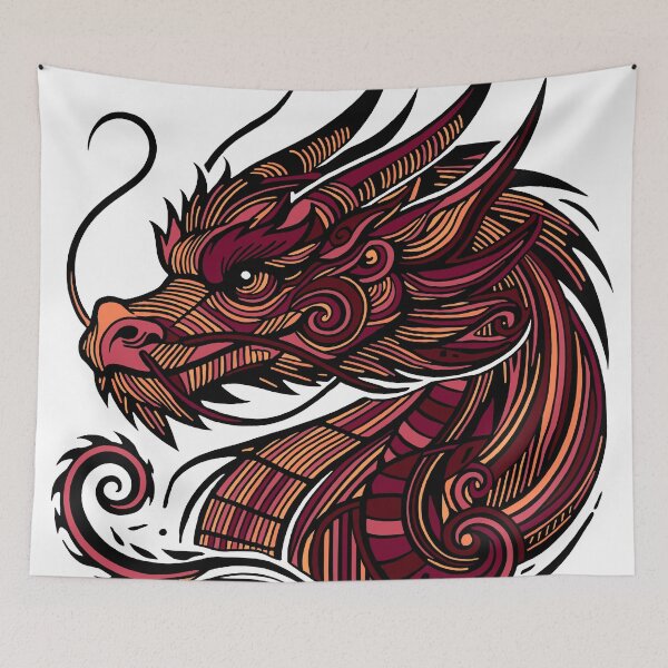 Aperçu de l'œuvre Dragon complexe créée et vendue par SpectrumShine.