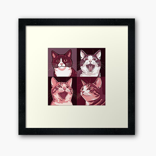 Item preview, cats designed and sold by 1artcolor.