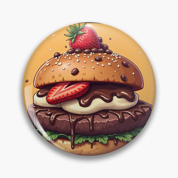 Item preview, Weird Chocolate Burger | Unique Sweet & Savory Food Art Design designed and sold by Ceylon380.