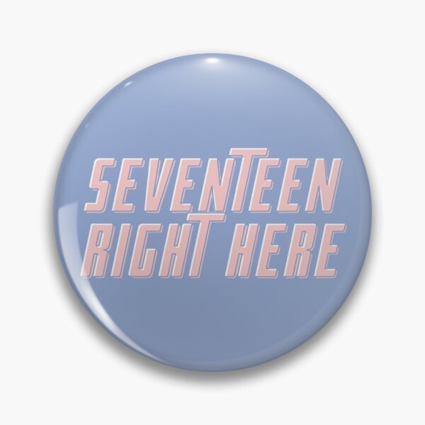 Item preview, Pegatina de Seventeen Right Here, pegatina de Carat, pegatina de SVT designed and sold by xiaoheistudio.