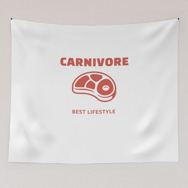 Item preview, Carnivore: Best Lifestyle - Bold Meat-Lovers Design for Print-on-Demand designed and sold by ImagineRainbows.
