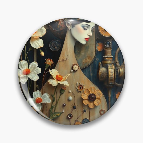 Item preview,  Gustav Klimt inspired Steampunk Garden designed and sold by Vintage Designs +.