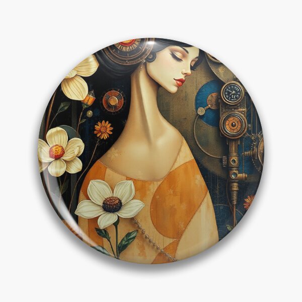 Item preview, Gustav Klimt inspired Steampunk Garden designed and sold by Vintage Designs +.