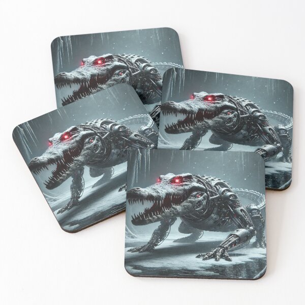 Item preview, Technocrocodile: Predator of the Future designed and sold by AlexHorrorWorld.