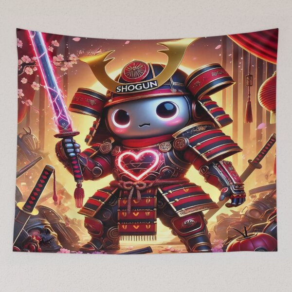 Item preview, Cyber Shogun Rockbot – The Ultimate Warrior of Power and Rebellion - Valentine’s Day - Model 19 designed and sold by NeonBot_Shop.