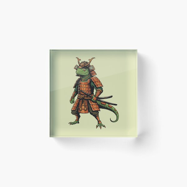 Item preview, Japanese samurai style lizard designed and sold by wi geon.
