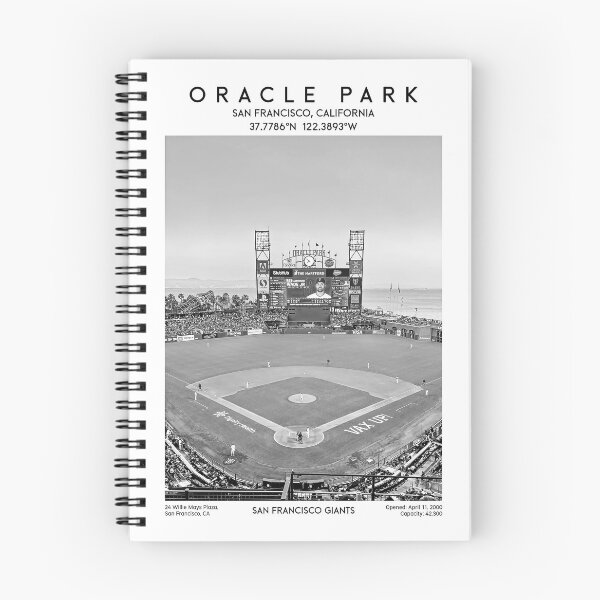 Item preview, Oracle Park stadium designed and sold by AronArtGallery.