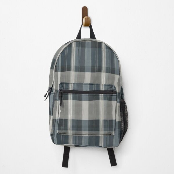 Item preview, Blue and gray plaid fabric designed and sold by Glam-OOTD.