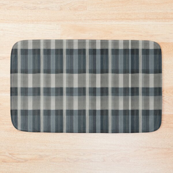 Item preview, Blue and gray plaid fabric designed and sold by Glam-OOTD.