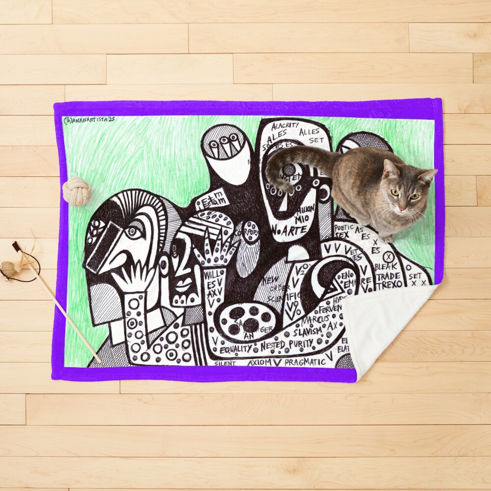 Item preview, Pet Blanket designed and sold by bananartista.