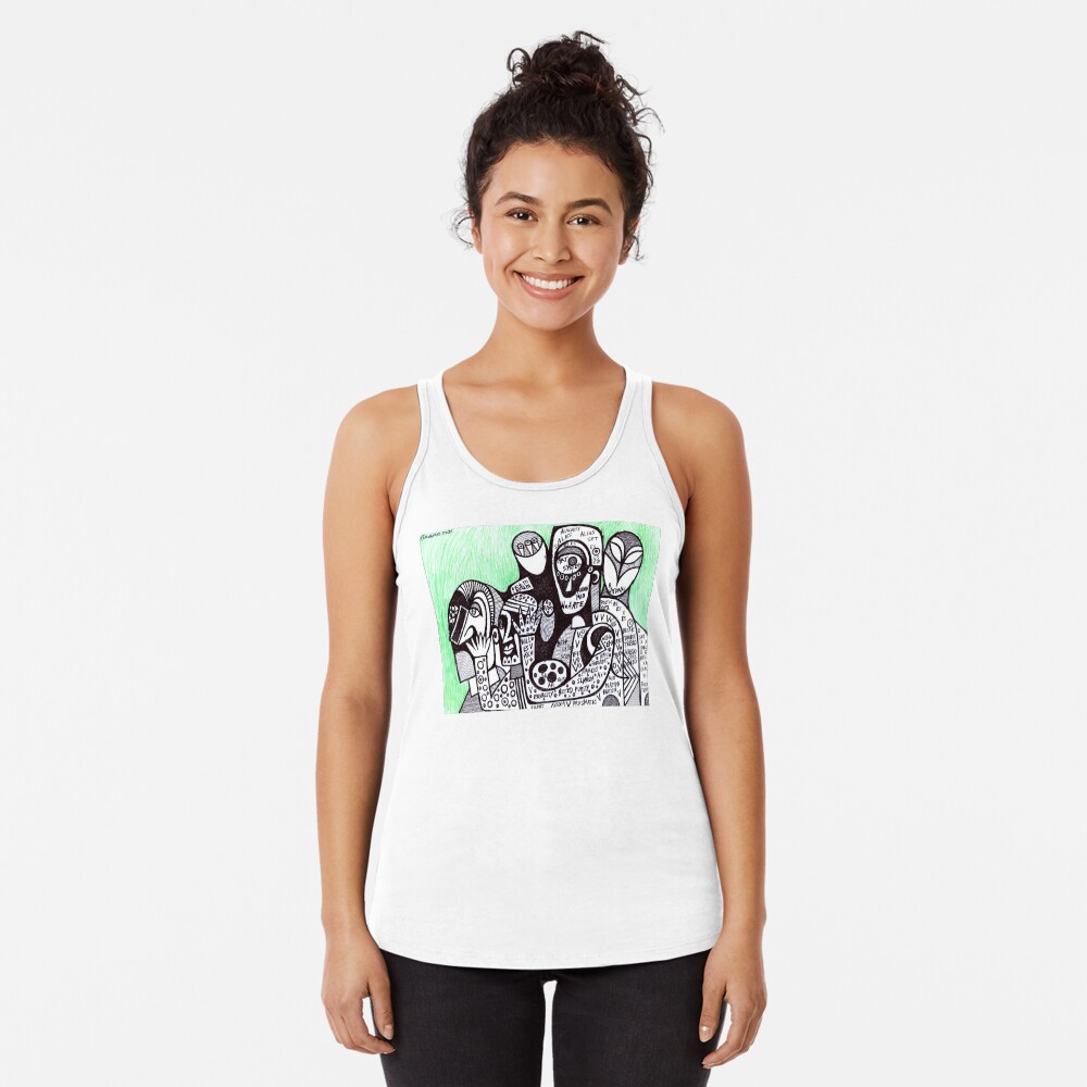Item preview, Racerback Tank Top designed and sold by bananartista.