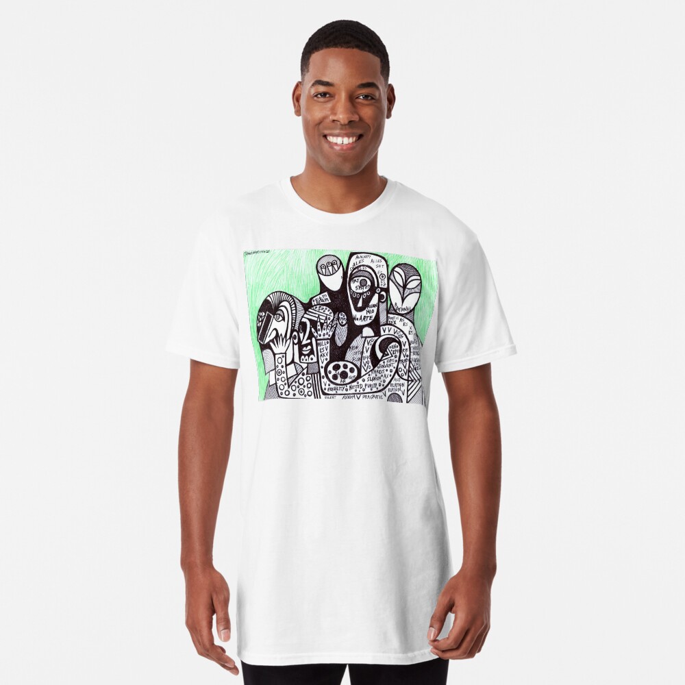 Item preview, Long T-Shirt designed and sold by bananartista.