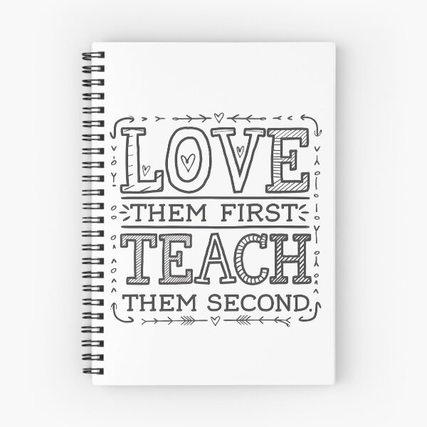 Item preview, Love Them First Teach Them Second Teacher Valentines designed and sold by AniArtPL.