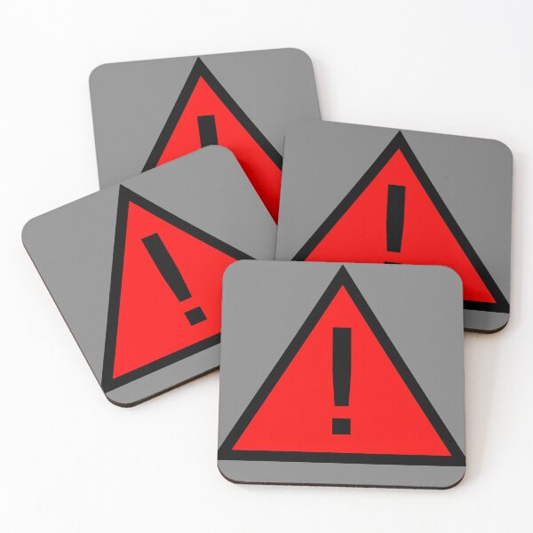 Item preview, Red Caution Sign designed and sold by TrippyTooni.