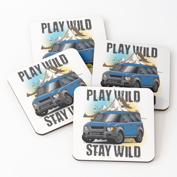 Item preview, Stay Wild Element - Atomic Blue designed and sold by ArtWithImpact.