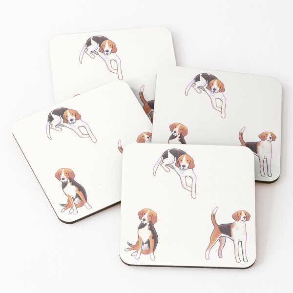 Item preview, Cute American Foxhound pack designed and sold by Mayarartsy.