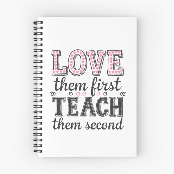 Item preview, Love Them First Teach Them Second Teacher Valentines designed and sold by AniArtPL.
