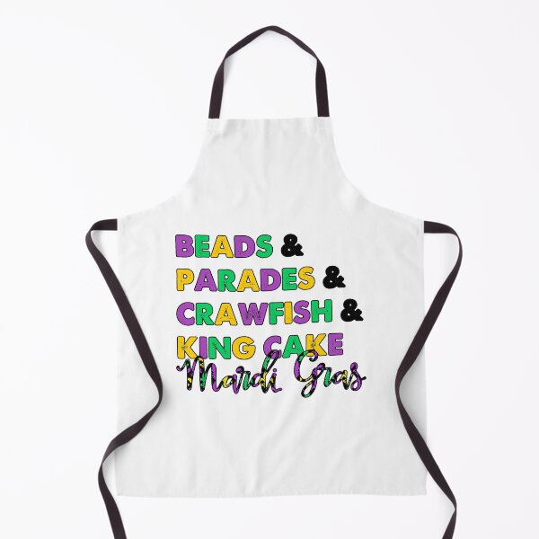 Item preview, Beads & Parades & Crawfish & King Cake, Mardi Gras designed and sold by Spike The Punch Design Co..