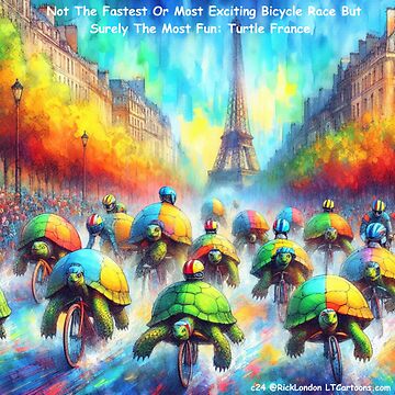 Artwork thumbnail, Turtle France by Rick London Gifts