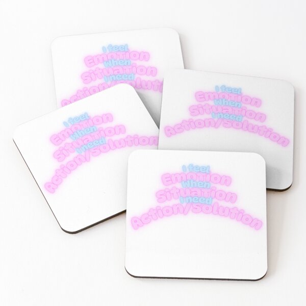 Item preview, I Feel Statement Reminder Therapy Sticker designed and sold by DestinyoBestiny.