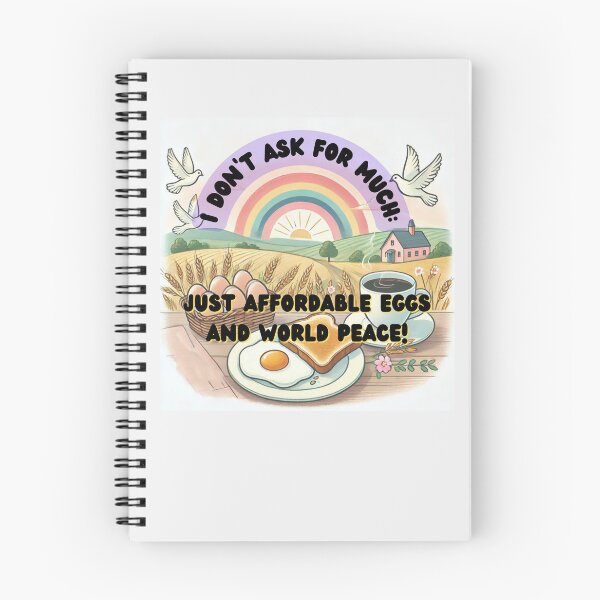 Item preview, Egg Crisis 2025 - I don't ask for much... designed and sold by nature. electrified..